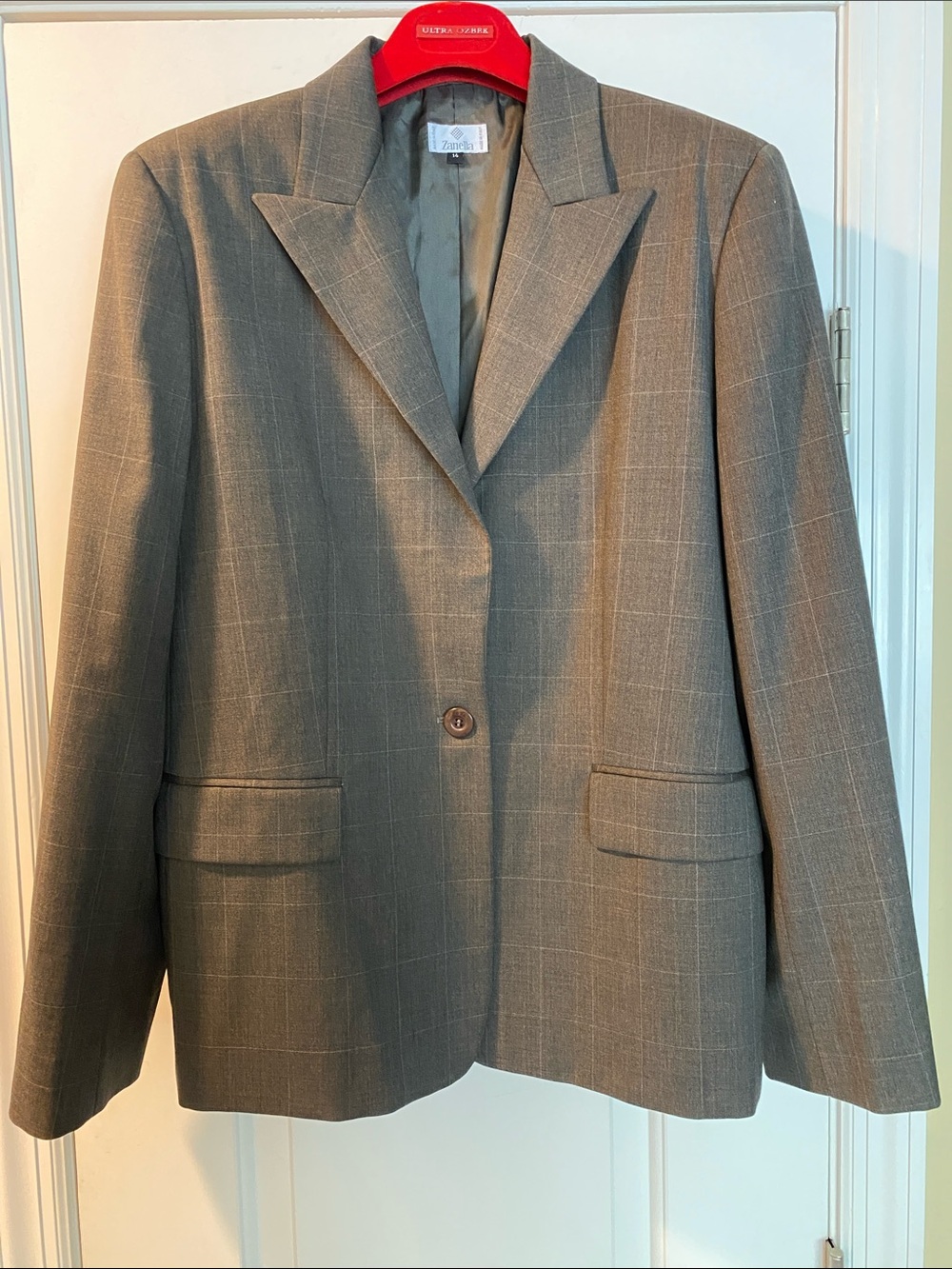Zanella New Virgin Wool Timeless Lined Jacket NWOT Made in Italy 🇮🇹